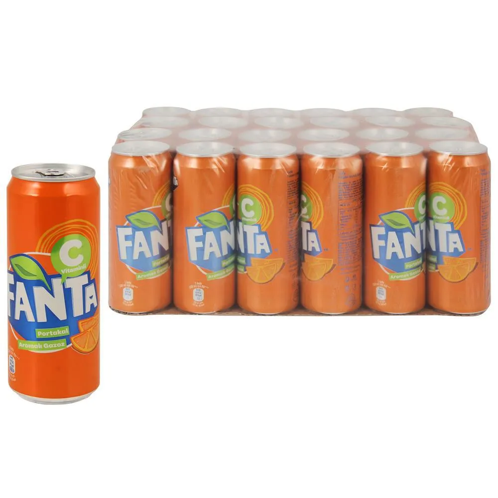 Fanta 330 ml portakal aromalı kutu - toptan fiyat