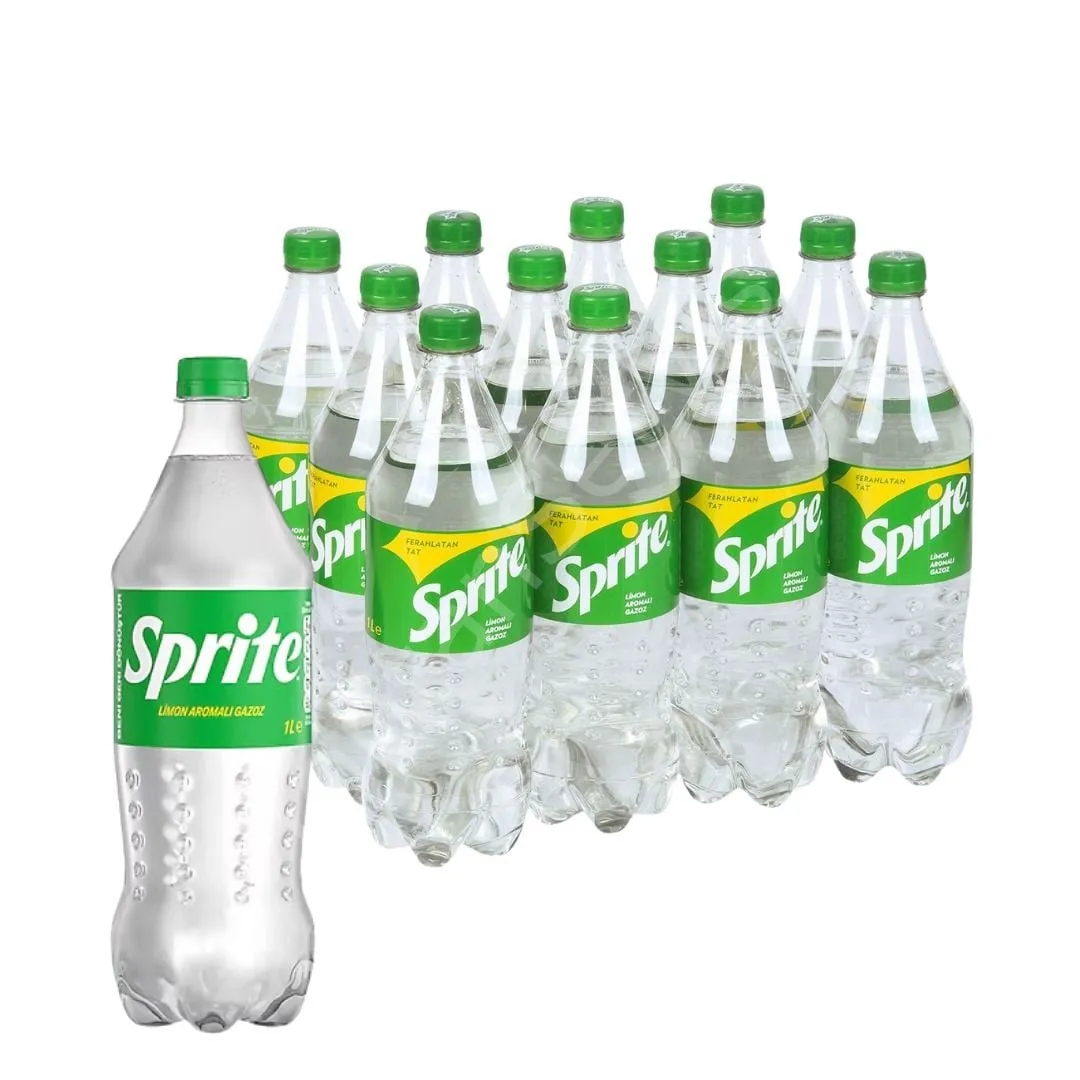 Sprite 1 Litre limon aromalı pet şişe - toptan fiyat