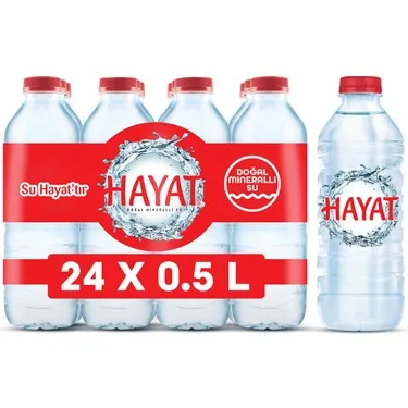 Hayat İçme Suyu 0,5 litre PET şişe - toptan fiyat ürün görseli
